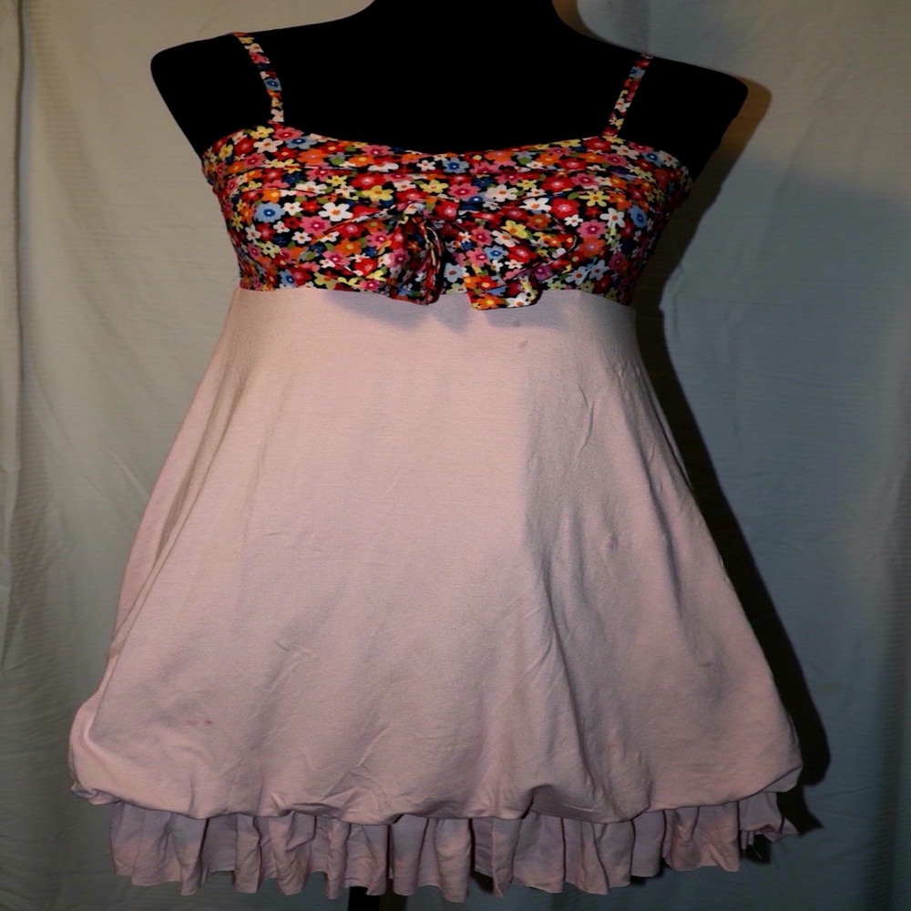 Mini Bow Floral Dress